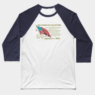 1901 Pan-American Exposition Buffalo New York Baseball T-Shirt